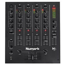 Load image into Gallery viewer, Numark M6 USB 4-Ch Professional DJ Mixer with USB Interface 0676762164214, BLACK