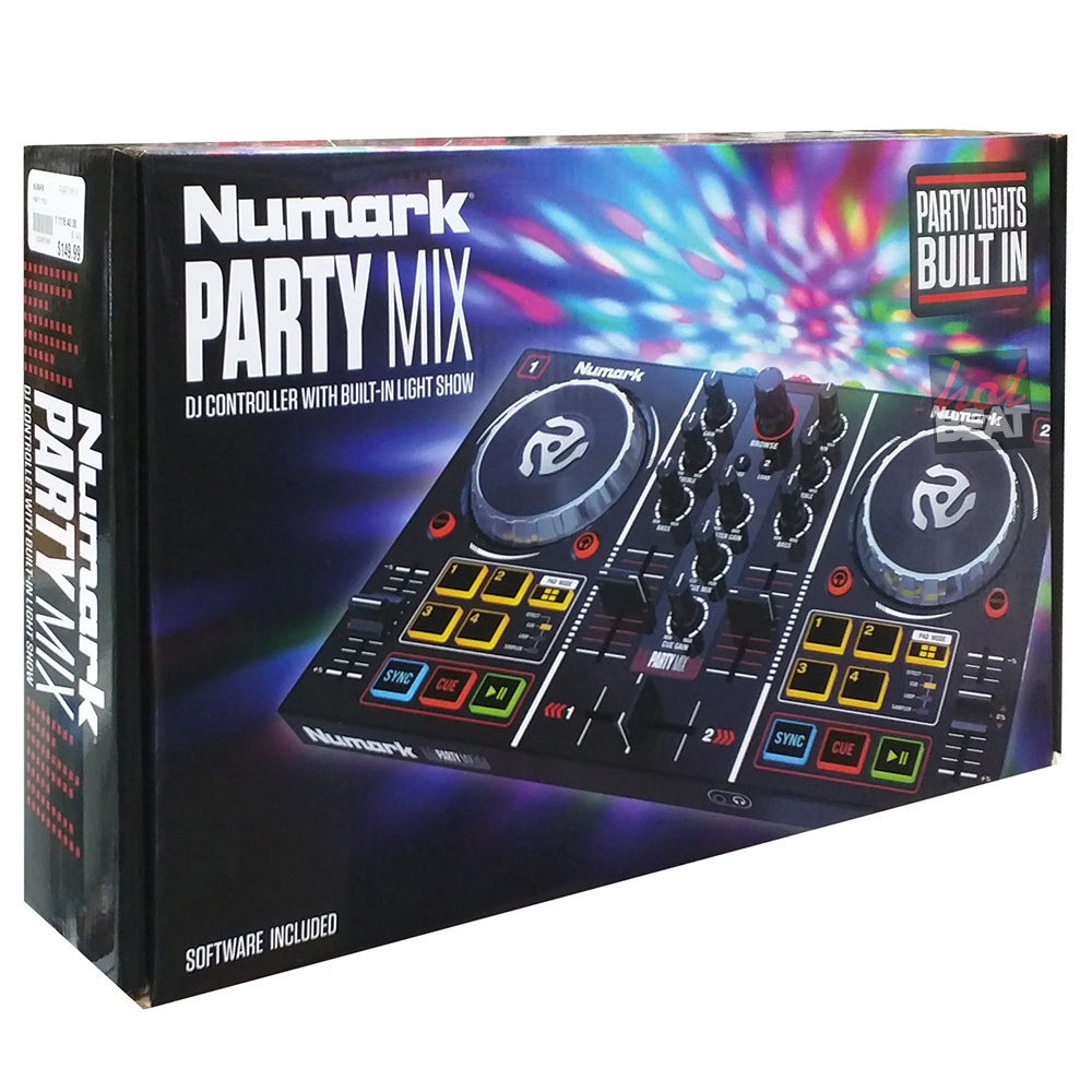 Numark PartyMix Party Mix DJ Controller w/ Built-in Light Show 0676762191715