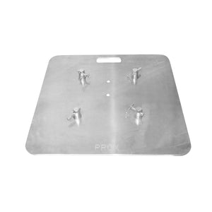 24" x 24" 8mm Aluminum Base Plate F34 Trussing Includes Conical Connectors