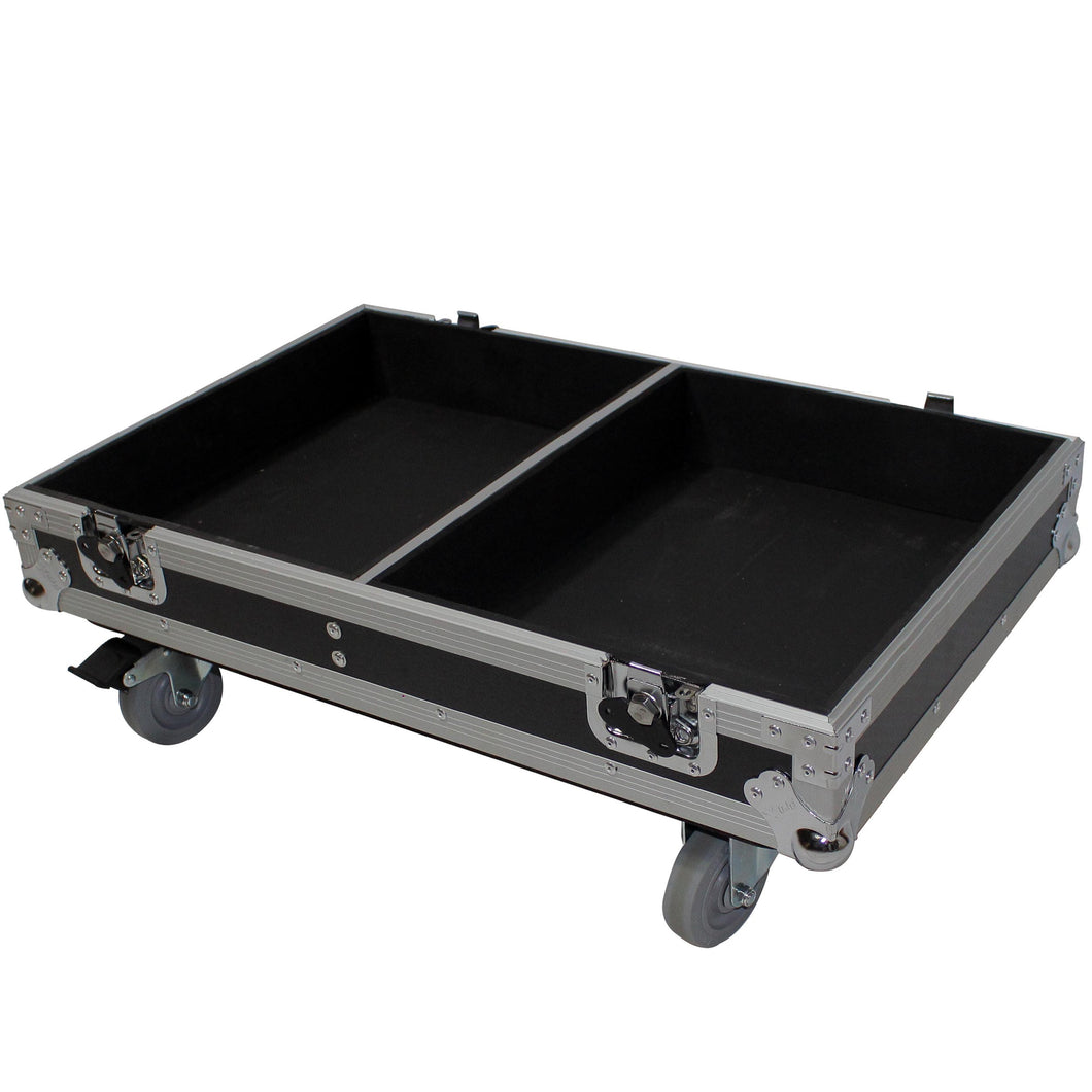 Flight Case for 2 TurboSound TBV-123-AN  Line Array Speakers W-4 inch Casters