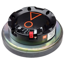 Load image into Gallery viewer, JBL D405 TRIO-X Birds Eye View Showing the new Exclamation Mark Logo  of JBL on the professional Line and sticker of JBL that says 160W RMS 8 ohms