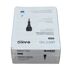 Load image into Gallery viewer, AKG LC617 MD Lapel Microphone with Tie Clip (Black) 2577X00200