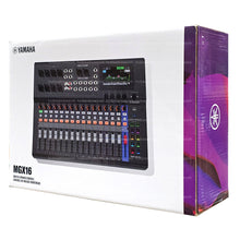 Load image into Gallery viewer, Yamaha MGX16 audio mixer packaging on a white background HOTBEAT Electronics Copyrighted Image