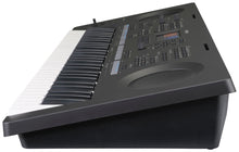 Load image into Gallery viewer, A black electronic keyboard PSR-SX620 with a 61-key arranger, featuring white and black keys, a control panel with knobs and buttons, and a built-in speakers on a white background.