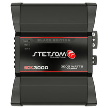 Load image into Gallery viewer, Stetsom EX 3000 Black Edition Mono 1 Channel Digital Amplifier Class D 3k Watts RMS 4-ohm STETSOMEX3000-4 BK