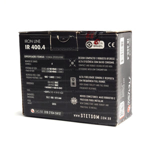Stetsom IR 400.4 Compact Digital Multi Channel Amplifier 4 Channels 400 W Full Range 2-ohm STETSOMIR400.4-2
