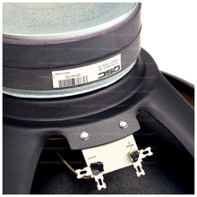 Load image into Gallery viewer, Close-up of a speaker cone with brand label on a white background