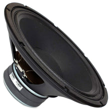 Load image into Gallery viewer, Genuine QSC SP-000183-00 T5693A Woofer Driver Speaker Replacement for KSUB  Side view shows basket frame and magnet with QSC sticker