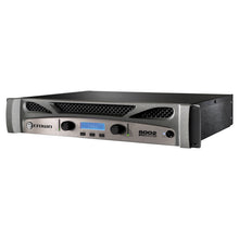 Load image into Gallery viewer, Crown NXTI6002-U-US XTI6002 Power Amplifier Photo Side Front Panel Showing DSP LCD and 3 -buttons 2-Channel knobs and power switch HOTBEATNEWYORK 