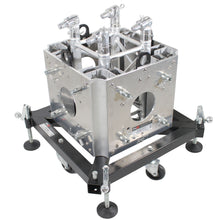 Load image into Gallery viewer, ProX XTP-GSBPACK164 Truss Tower Stage Roofing System Package -Top Block | Hinges | Base | Outriggers and 1.64 Ft. 2 mm Wall Truss Segment
