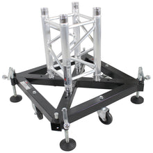 Load image into Gallery viewer, ProX XTP-GSBPACK164 Truss Tower Stage Roofing System Package -Top Block | Hinges | Base | Outriggers and 1.64 Ft. 2 mm Wall Truss Segment