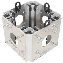 Load image into Gallery viewer, ProX XTP-GSBPACK164 Truss Tower Stage Roofing System Package -Top Block | Hinges | Base | Outriggers and 1.64 Ft. 2 mm Wall Truss Segment