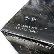 Load image into Gallery viewer, Phoenix Gold RYVAL V12D 12" Dual Voice Coil Subwoofer 600 Watts V-12d Car Sub