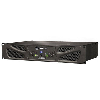Crown XLi 3500 2-Channel Power Amplifier Class A/B 871015006925 XLi3500