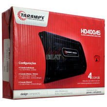 Load image into Gallery viewer, Taramps HD400.4S 4-Channel Ultra Compact Car Amplifier Amp 400 Watts Real RMS