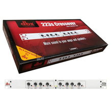 Load image into Gallery viewer, DBX 223s Stereo 2-way Mono 3-Way Crossover 691991401251 FAST GROUND SHIPPING