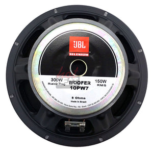 JBL Selenium 10PW7 10" Speaker Woofer 150 Watts RMS 8 ohms 7896359524051 Brazil