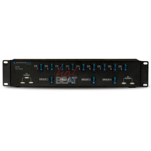 Technical Pro PS17U Rack 17 Outlet Power Supply Surge Protect USB Charging Ports