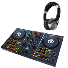 Load image into Gallery viewer, Numark PartyMix DJ Controller Party Mix Built-In Lights + Numark HF125 Headphone