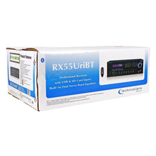 Load image into Gallery viewer, Technical Pro RX55URIBT 1500W Pro Audio Receiver w/ Bluteooth +USB/SD+ 7-Band EQ