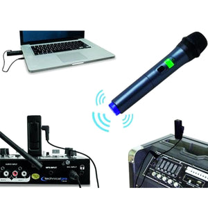 Technical Pro WMU99 Wireless UHF Handheld Microphone with USB Receiver