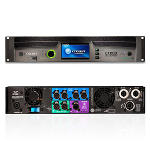 Crown I-Tech 4x3500HD 4-Channel Tour Sound Amplifier OMNIDRIVEHD 691991008023 front and back rear view